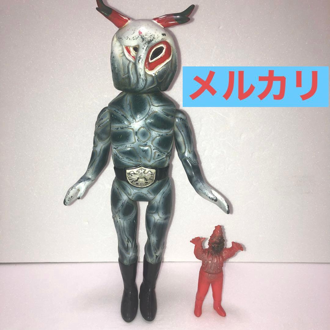 旧バンダイ　仮面ライダー怪人ソフビ　2点セット　キングソフビ　トリカブト他