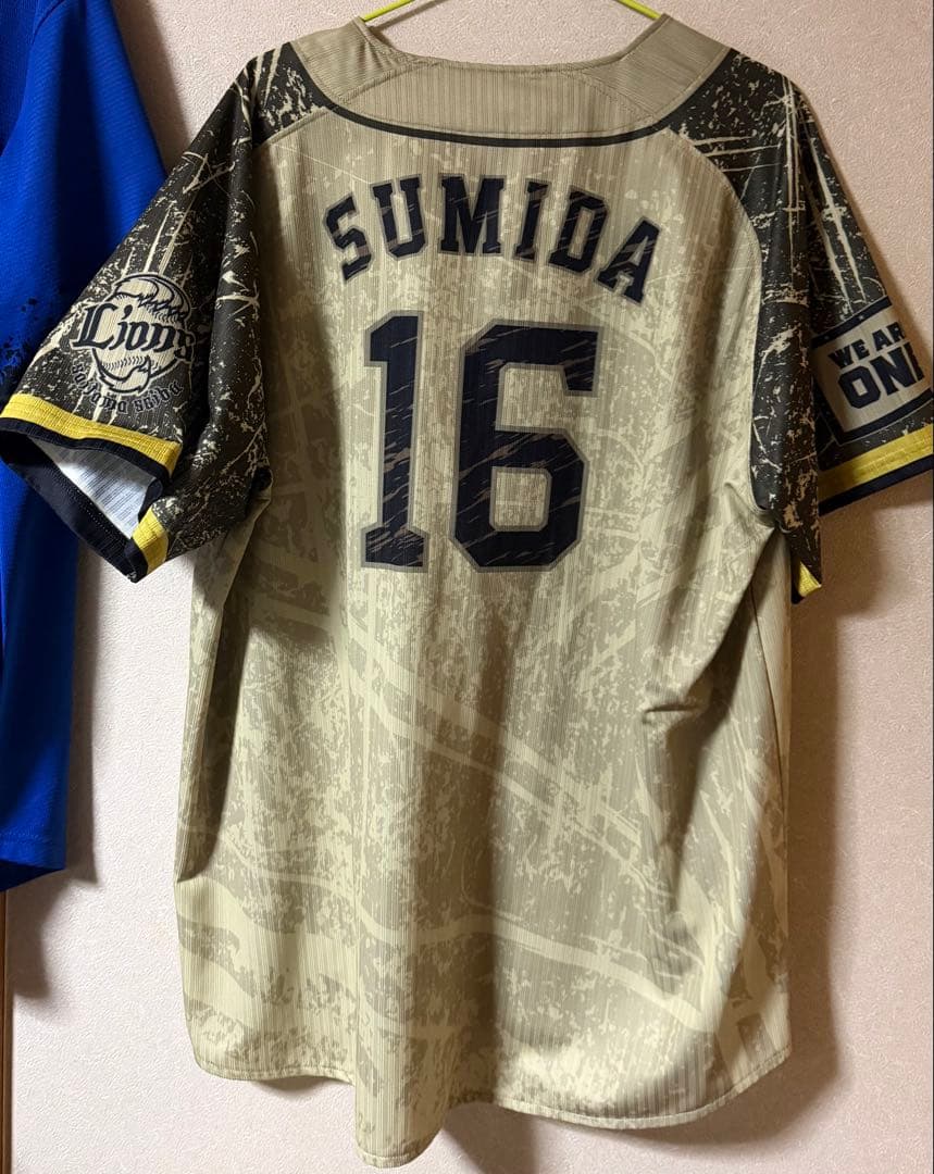 (未使用に近い)埼玉西武ライオンズ　ワイルドユニフォーム　XL 隅田16