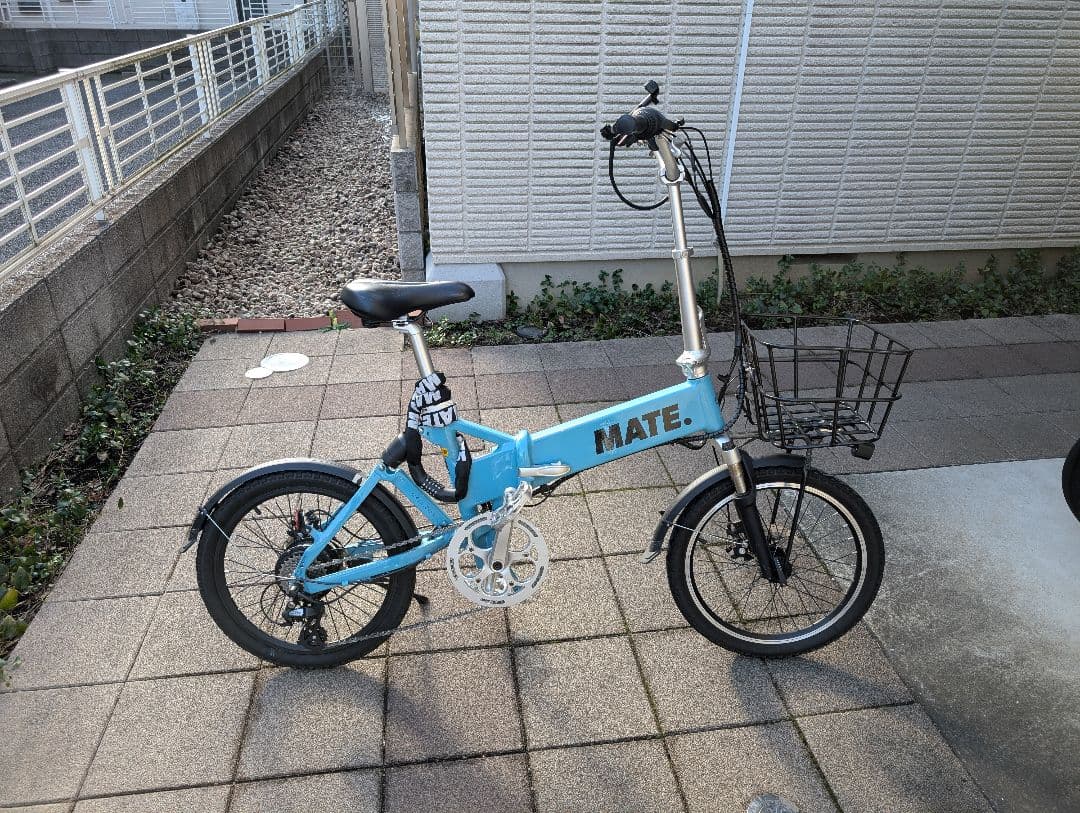 MATE city 電動アシスト自転車 水色