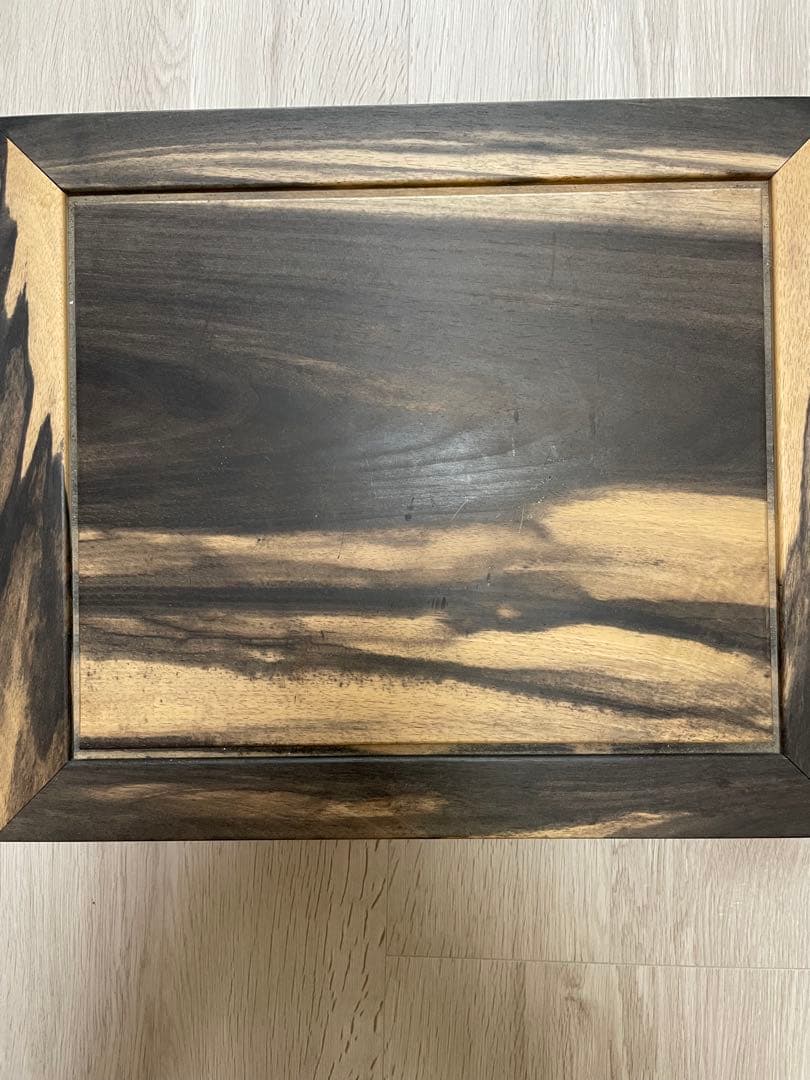 て*ち様 黒柿の木　台