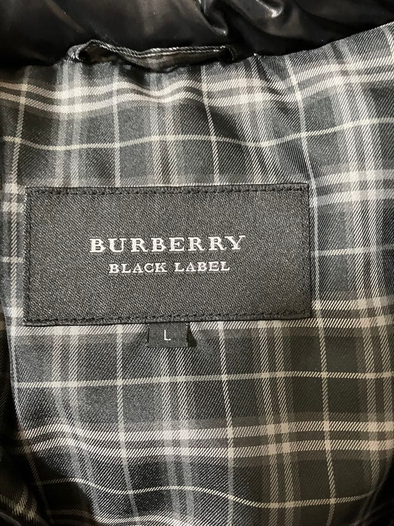 BURBERRY BLACK LABEL ダウンジャケット Lサイズ