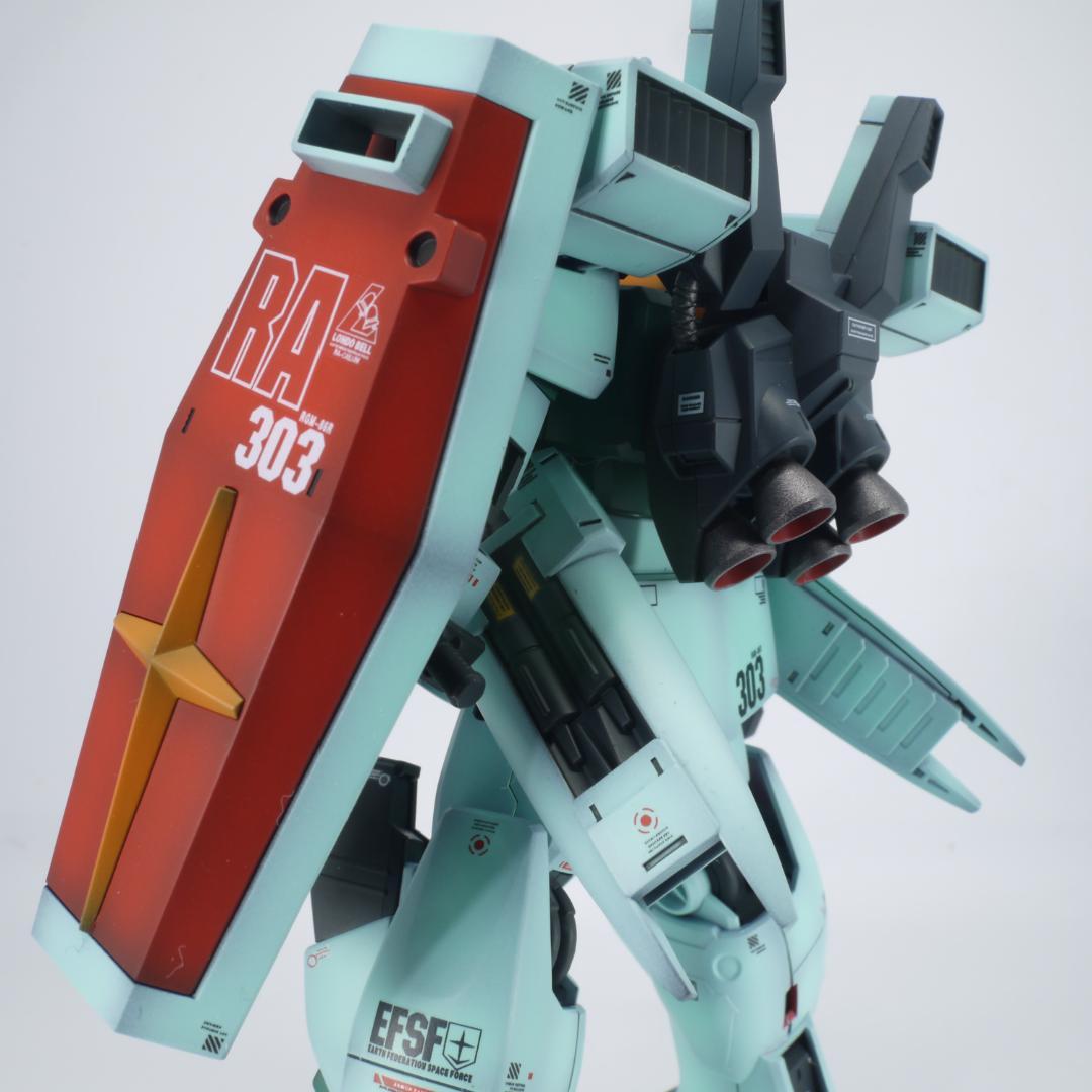 ガンプラ　HG ジムⅢ①　全塗装　完成品
