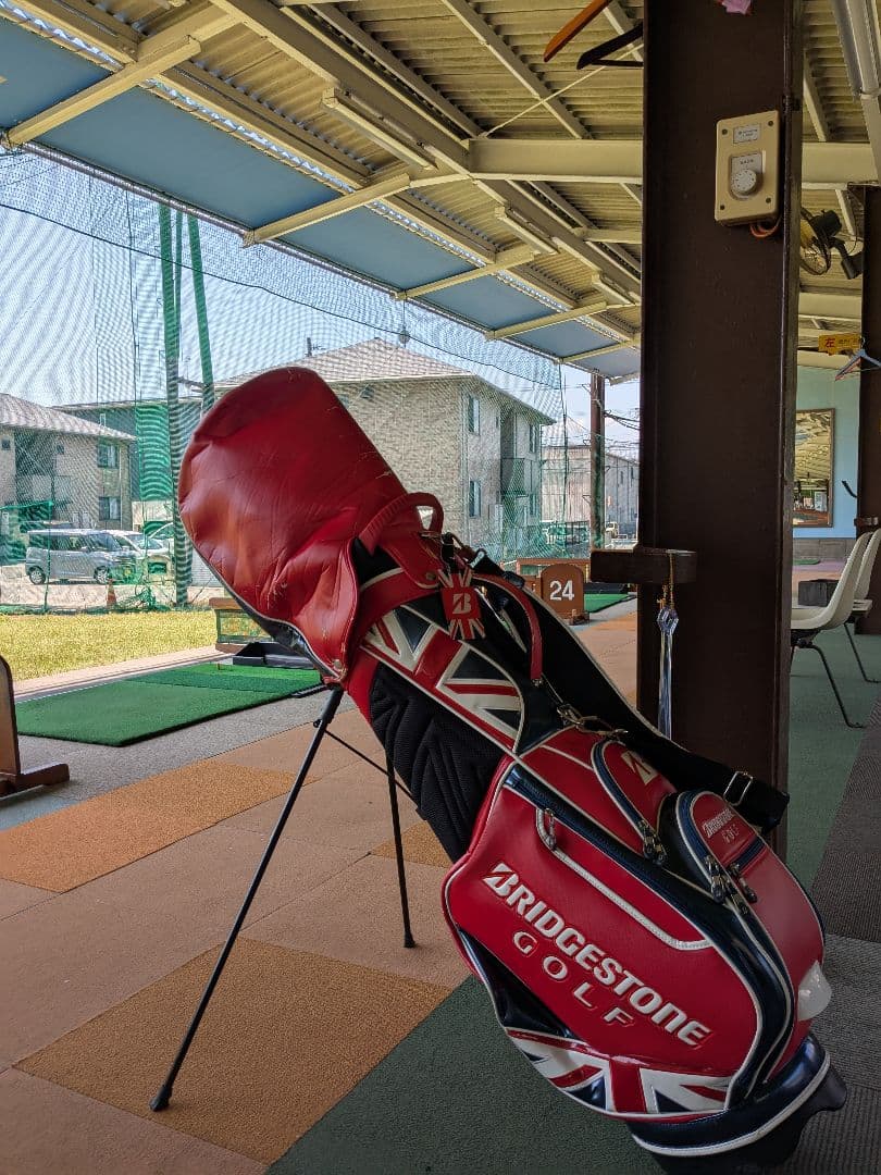 【全英OP仕様】希少 ブリヂストン Union Jack柄スタンドバッグ