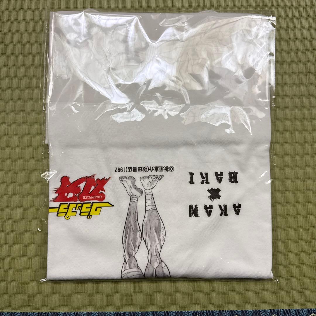 刃牙 グラップラー刃牙 阿寒湖 限定コラボ Tシャツ LL XL バキ