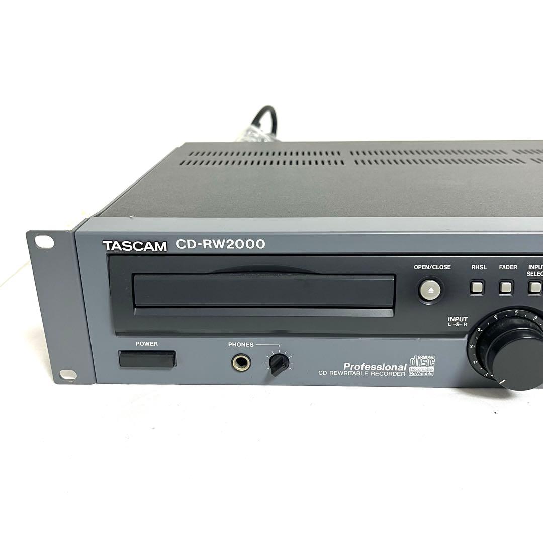 【録再OK】TASCAM 業務用CDレコーダー CD-RW2000 タスカム