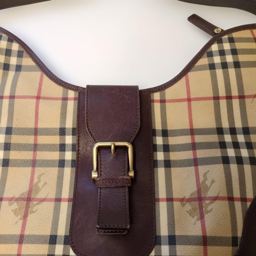 Burberry チェック柄 ショルダーバッグ
