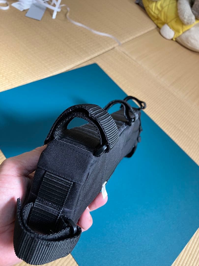 ハンドメイドフレームバッグ　コーデュラ500 ブラック　46.5cm