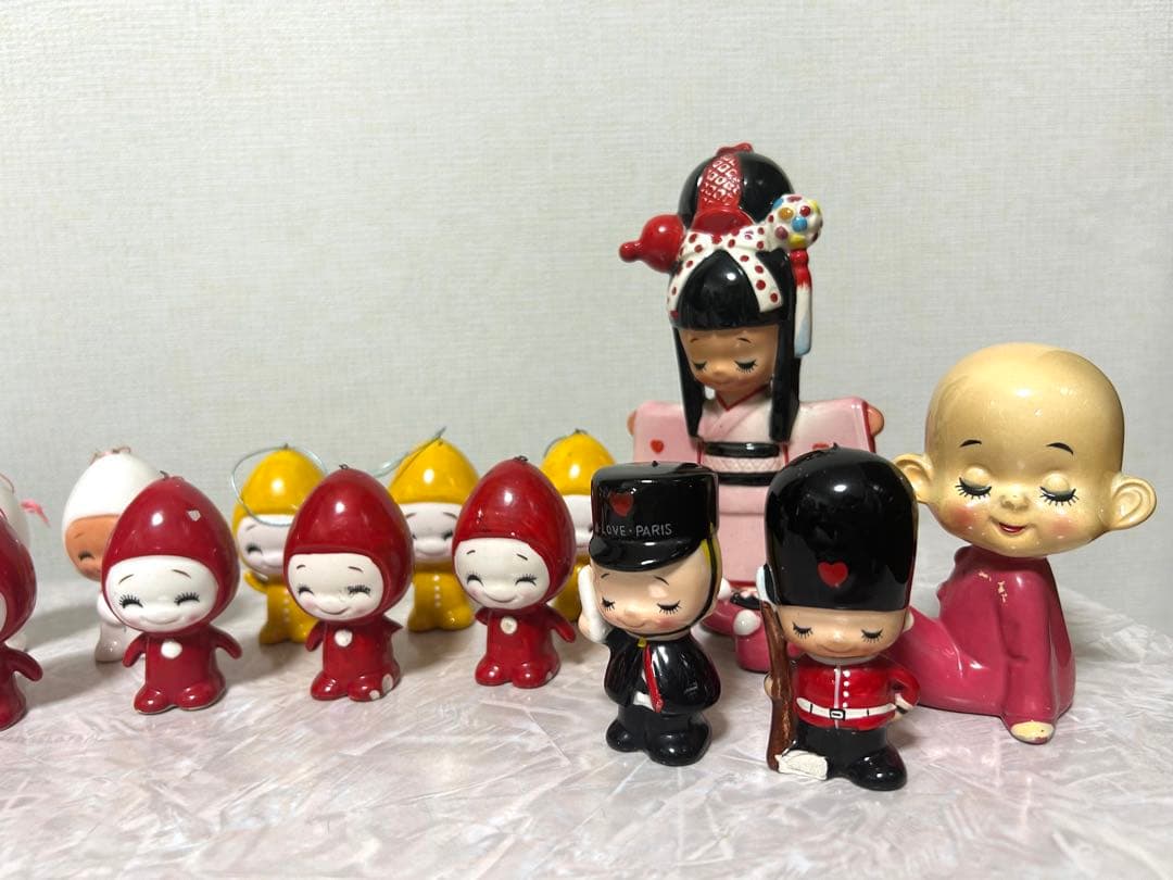 内藤ルネ レトロ陶器人形セット