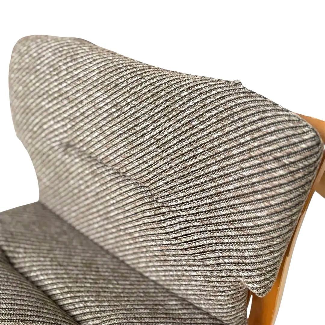 希少✨ 徳島県立工業技術センター 新日本木工 曲木 低座椅子 胡坐楽座椅子