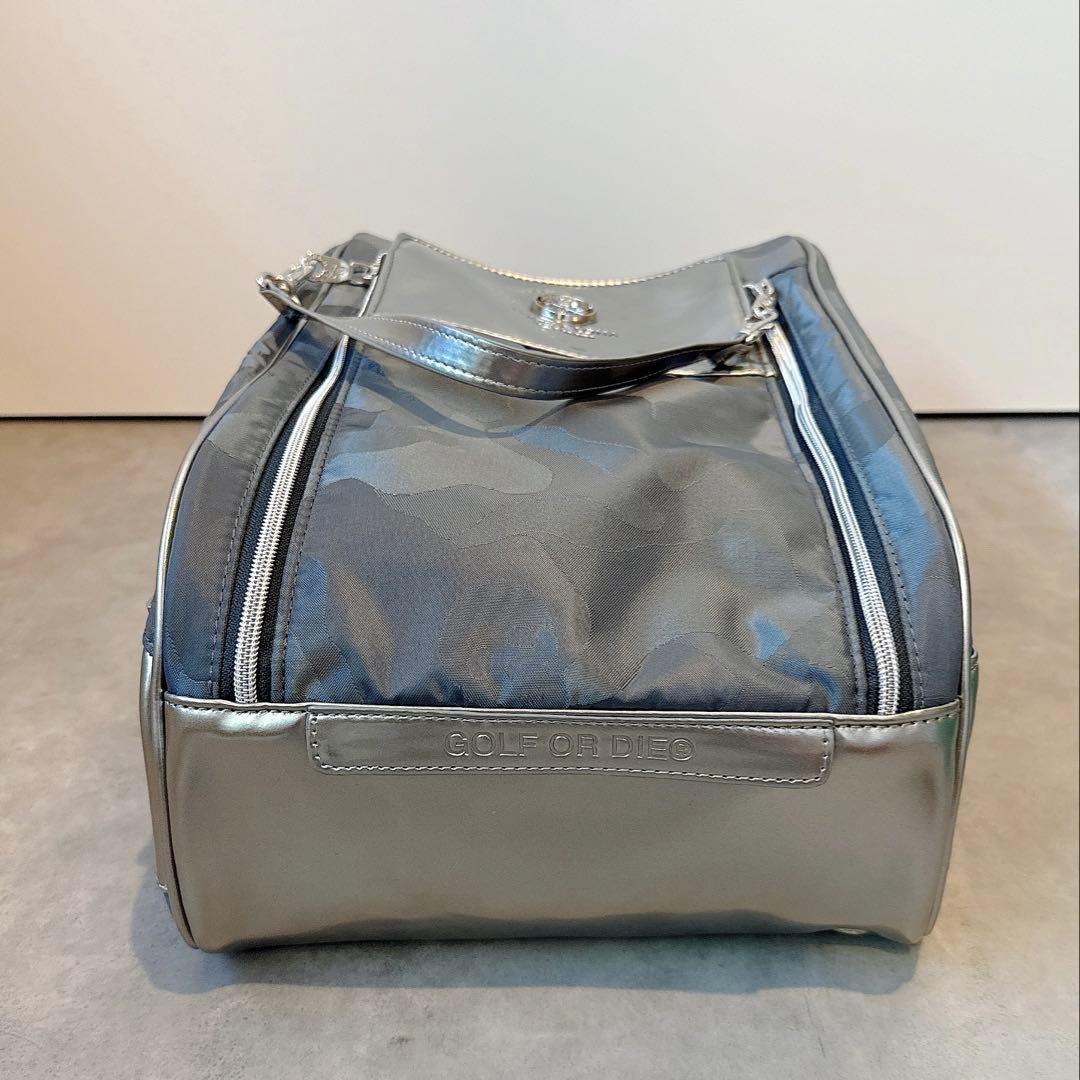 新品 ★ MARK&LONA グレー シューズケース バッグ マーク&ロナ 靴