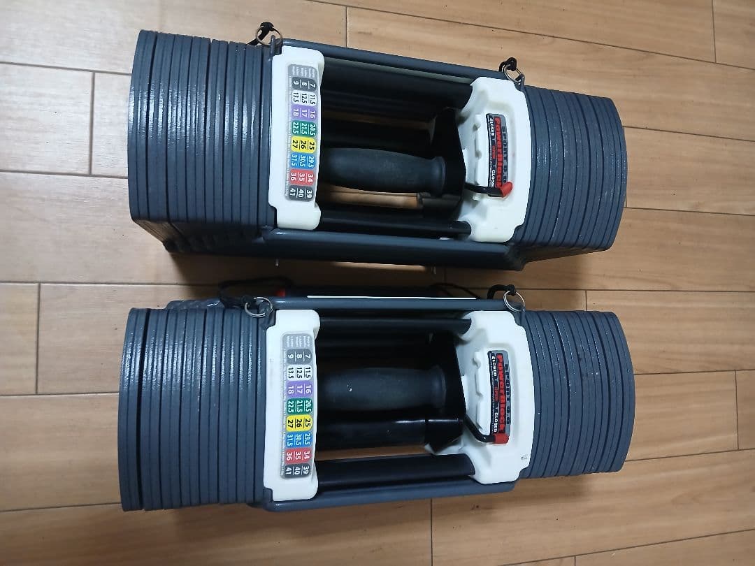 POWERBLOCK パワーブロック 可変式ダンベル 41Kg×2個