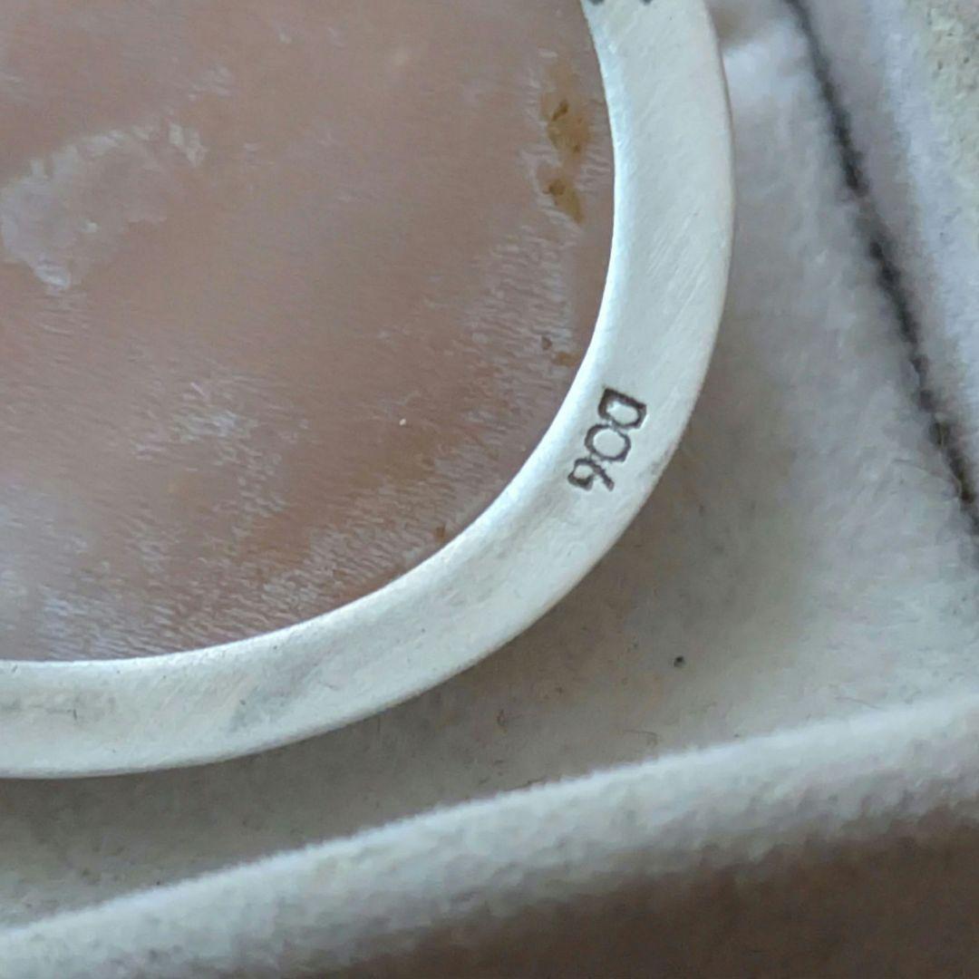 ITALY SILVER900 シェルカメオ ローズ ブローチ ペンダント 薔薇