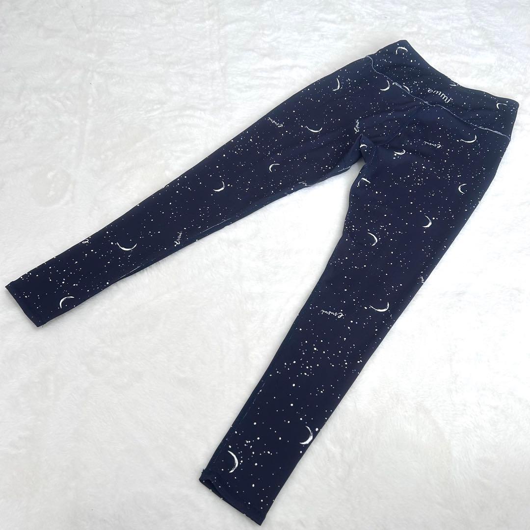 emmi yoga エミヨガ 月 moon ヨガウェア　セットアップ 上下 ０