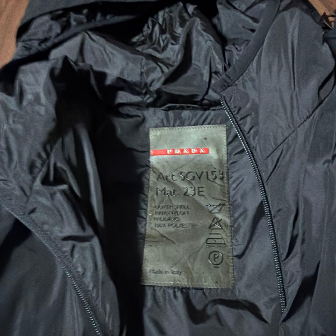 PRADA ブラック ナイロンジャケット