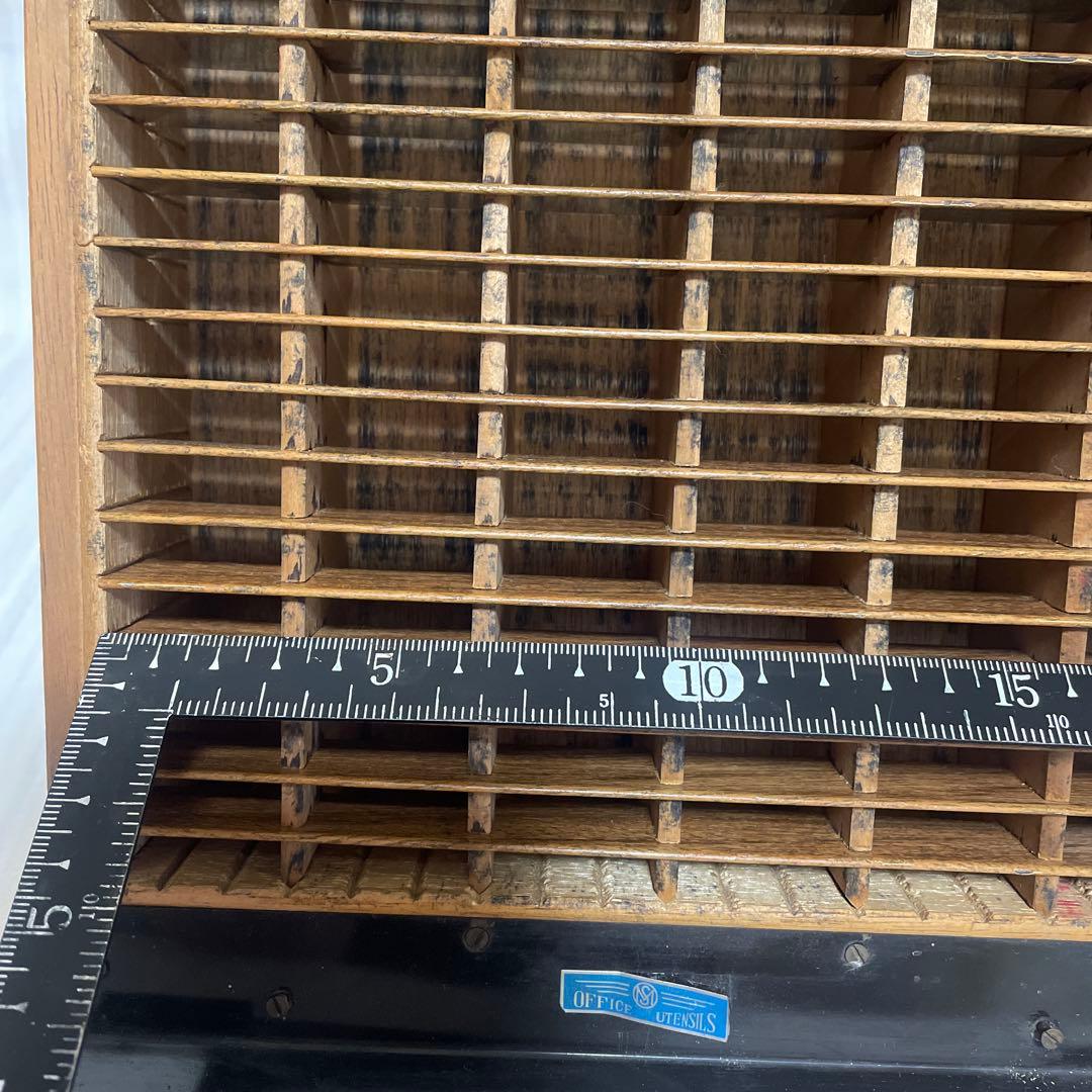 昭和レトロ 科目印 ケース ゴム印ケース 古道具 インテリア 収納