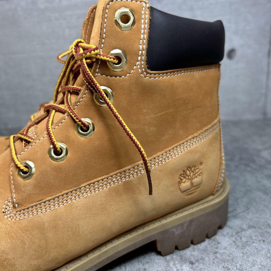 極美品✨【Timber land】12909/6インチプレミアム/イエローブーツ