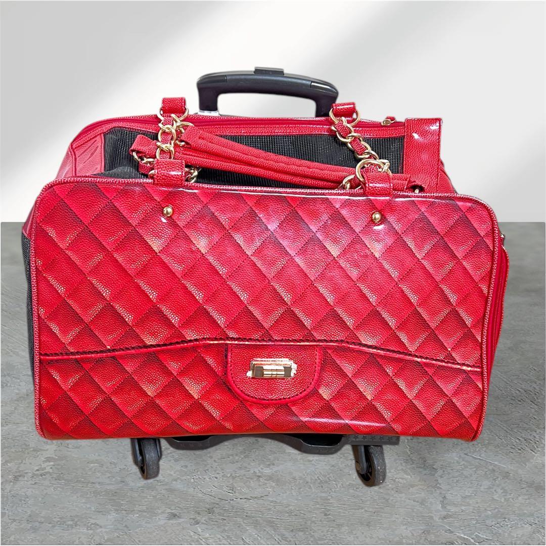 最終値下げ　ペットキャリーバッグ　キャスター付き　完売品