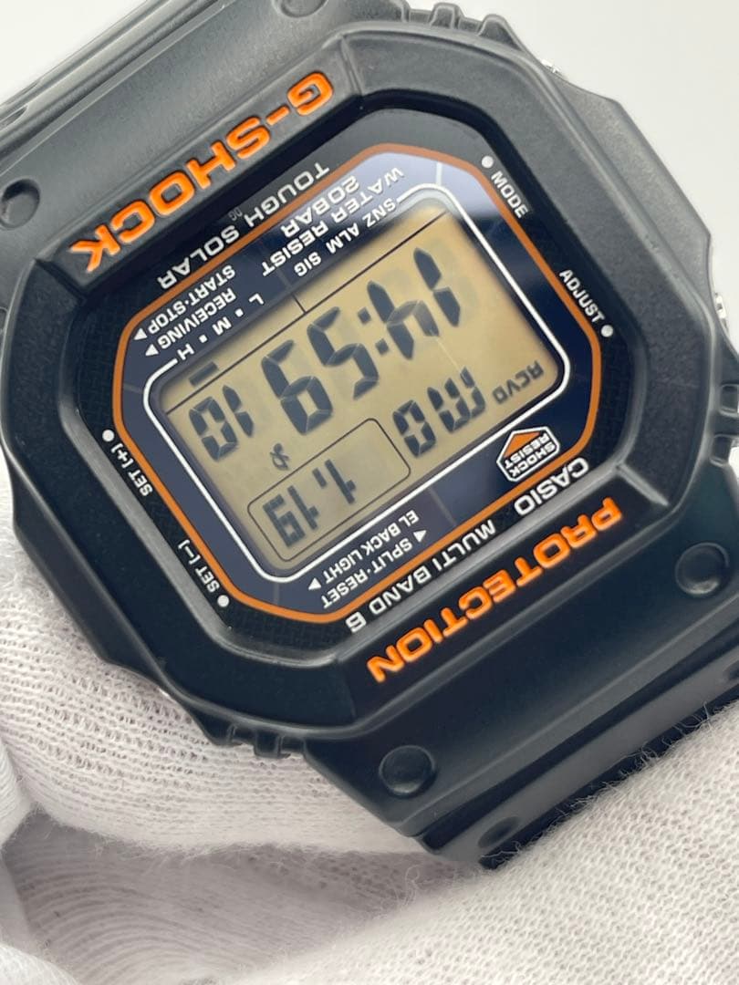 美品G-SHOCK GW-M5610R-1JF 黒オレンジ CASIO
