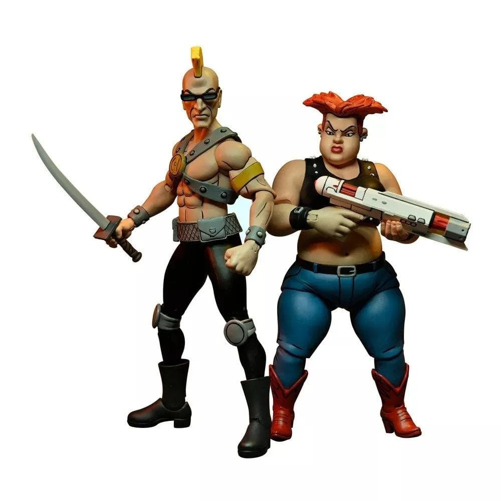 【NECA】新品 正規品 TMNT グラント＆ジャージー レッド タートルズ