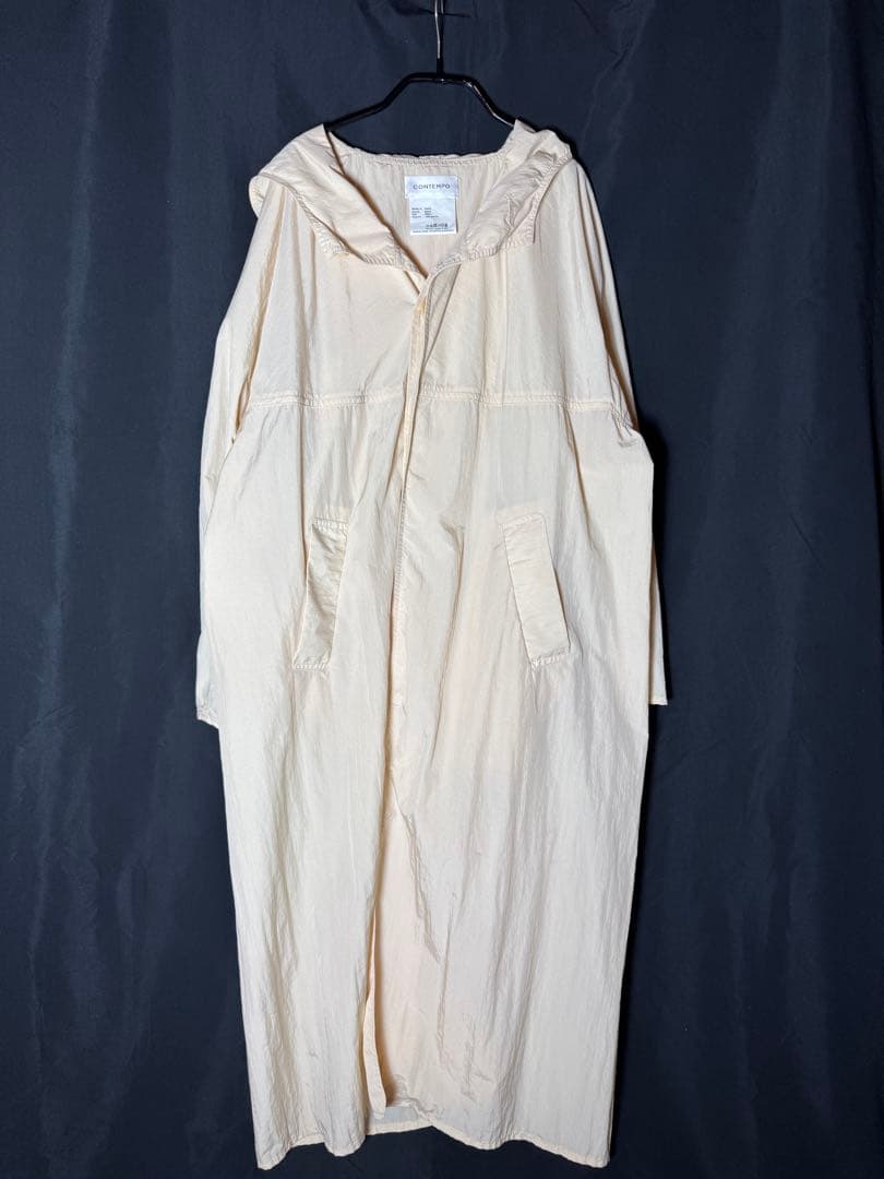 YAECA CONTEMPO ヤエカ**ほぼ新品**フーデッド レイン コート