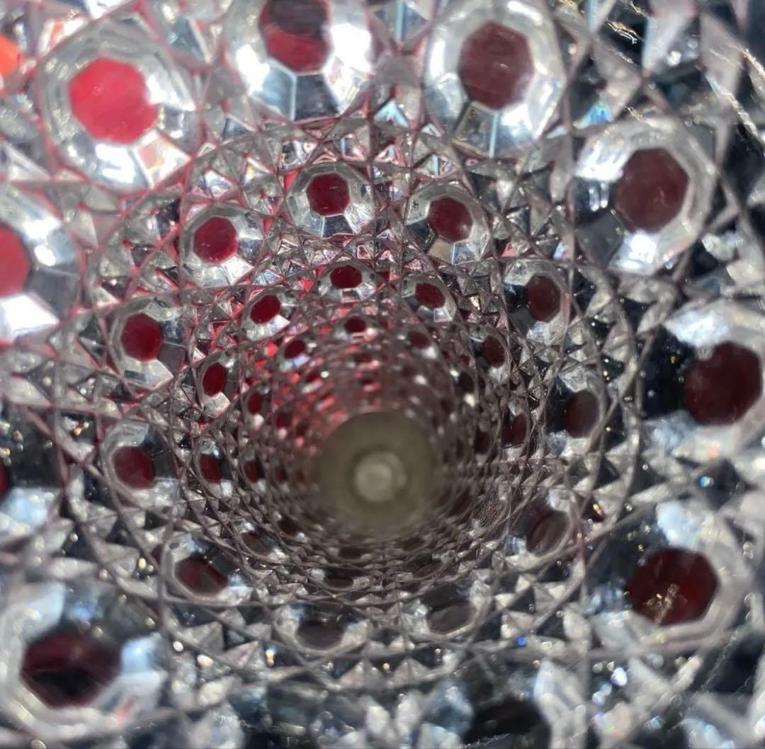 バカラ ディアマンピエーリー ブロンズ装飾 アンティーク 花器