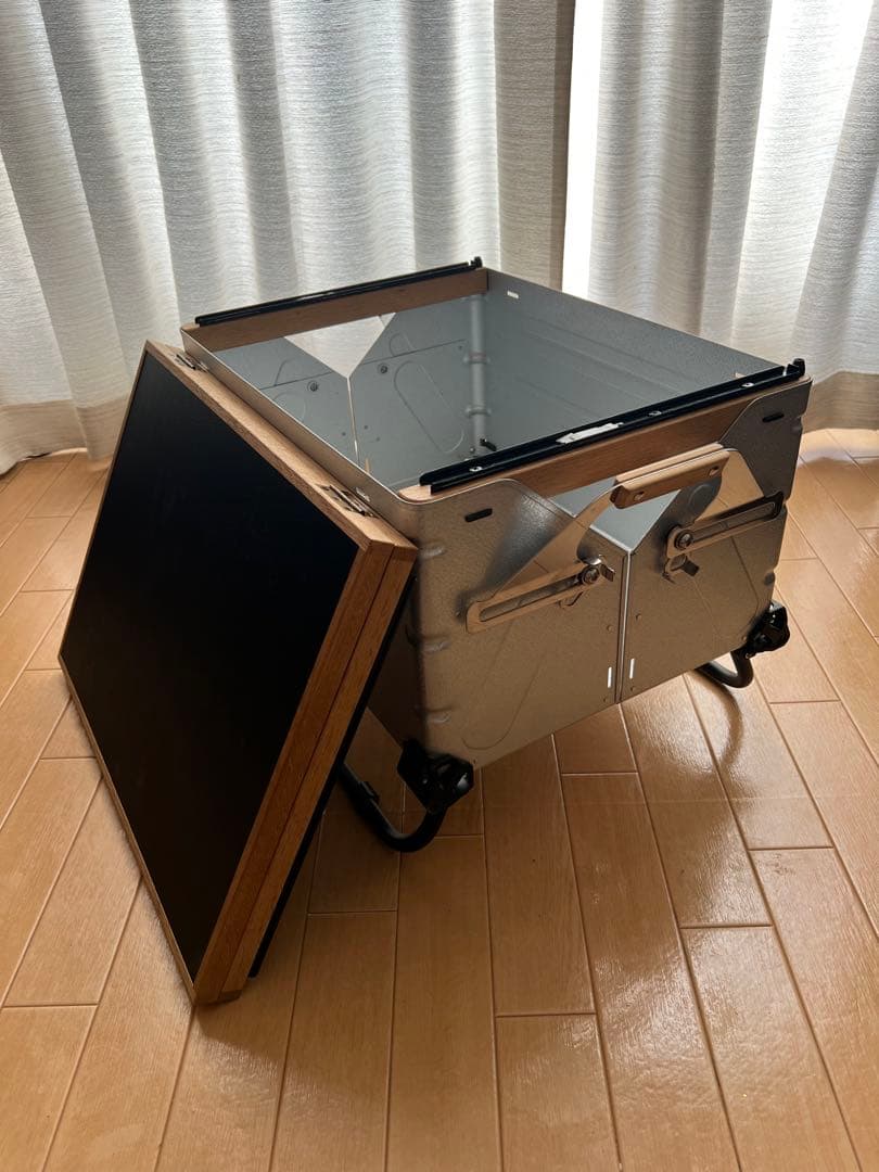 【バタフライテーブル】シェルコン50用　レール土台付　オーク