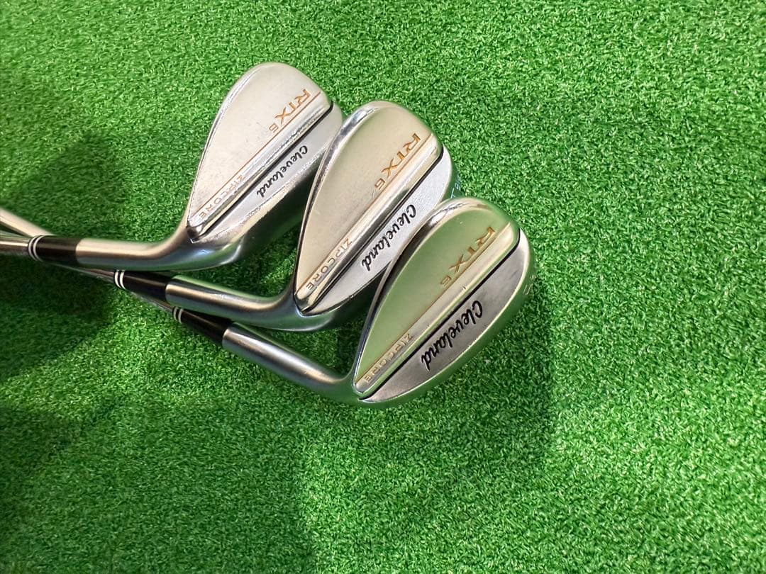 クリーブランドRTX6ZIPCOREウェッジ 3本DGEXツアーイシューX100