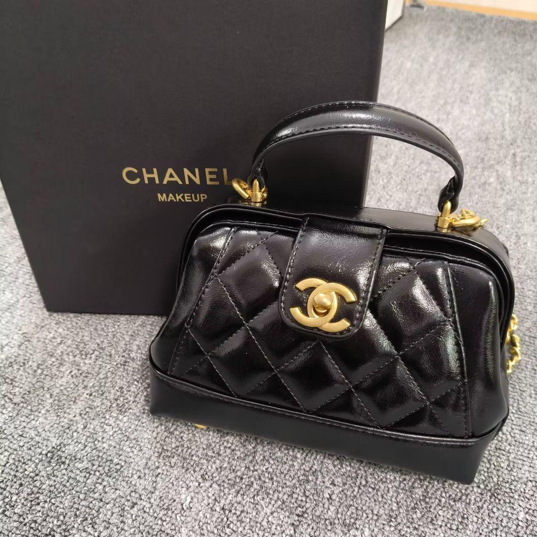 VIP会員限定 ノベルティ がま口ボストン型 ショルダーバッグ ブラック