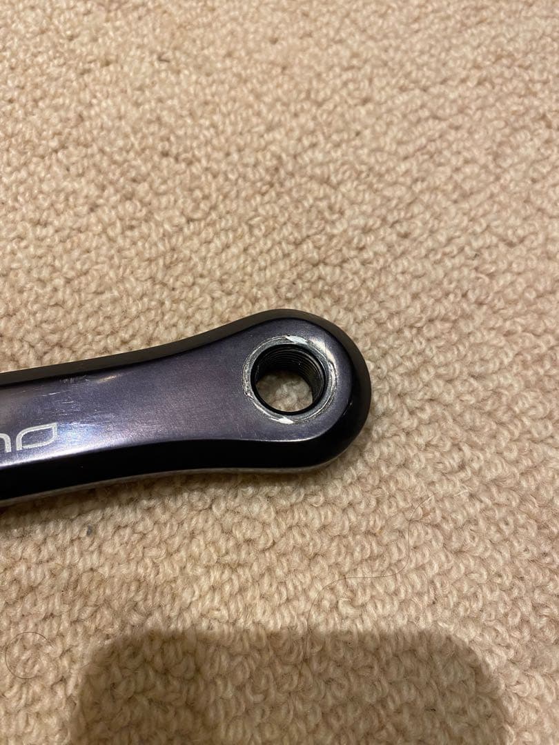 【165mm】スギノ75 クランク ピスト 競輪 シングルスピード ブルーラグ