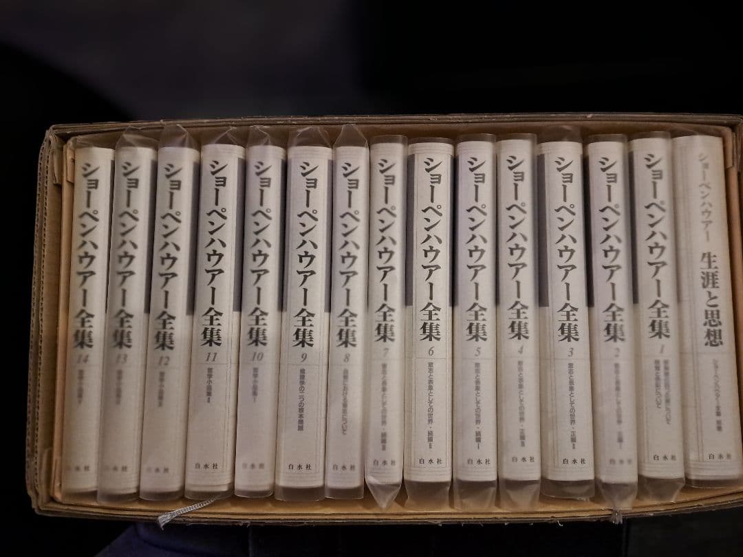 ショーペンハウアー全集１～１４巻と別巻