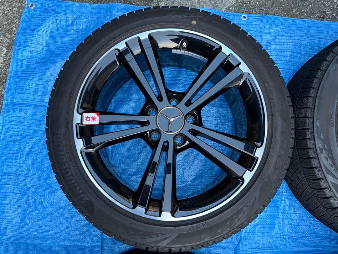 ベンツ ブリザック VRX3 スタッドレス純正ホイールセット FT