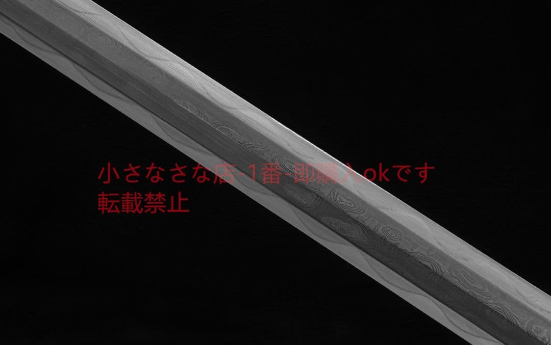 問セミ戦剣模様鋼千眼紋焼刃 古兵器 武具 刀装具 日本刀 模造刀 居合刀