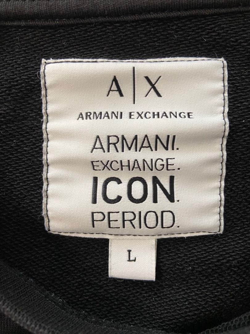 アルマーニエクスチェンジ　ブラック　トレーナー