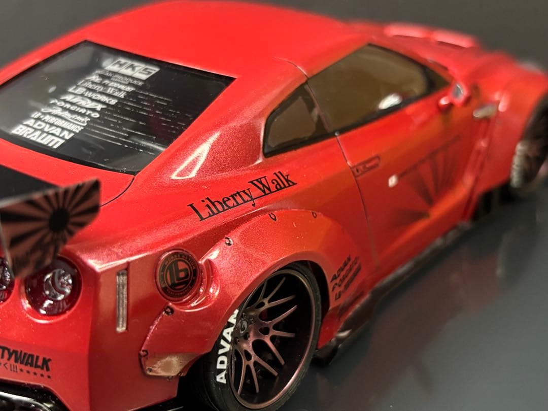 1/24リバティーウォークR35 GT-R 完成品