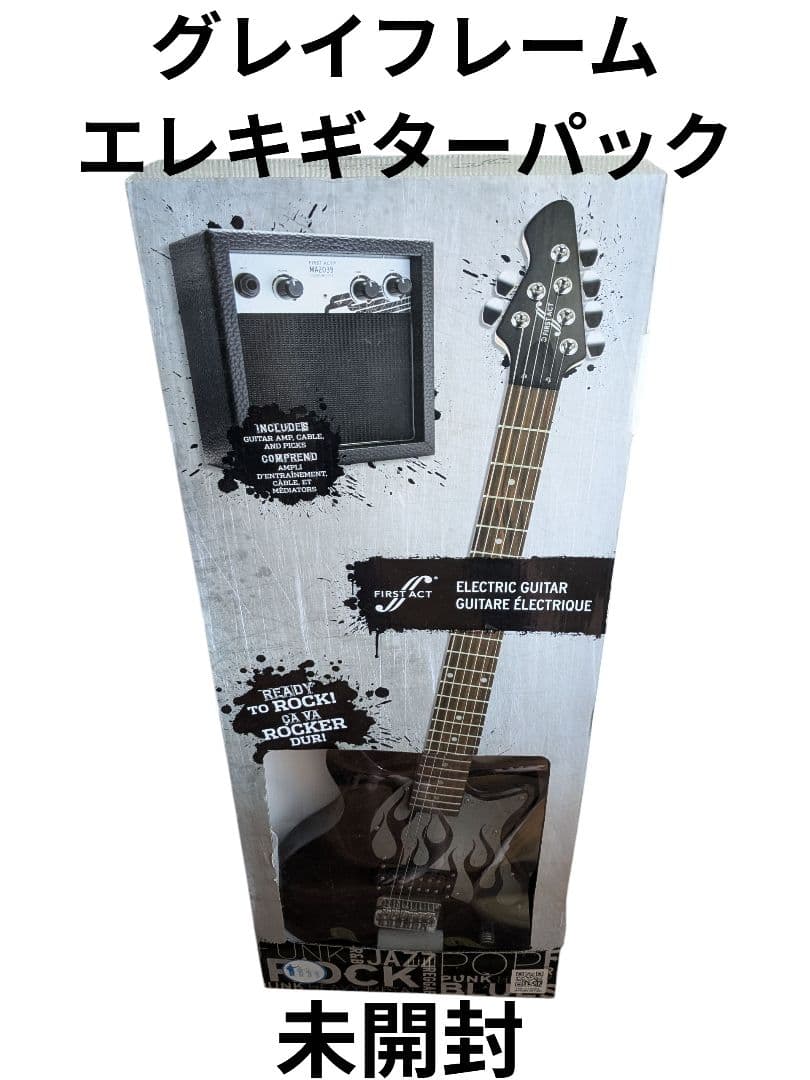 グレイフレーム エレキギターパック ファイヤーパターン 未開封品
