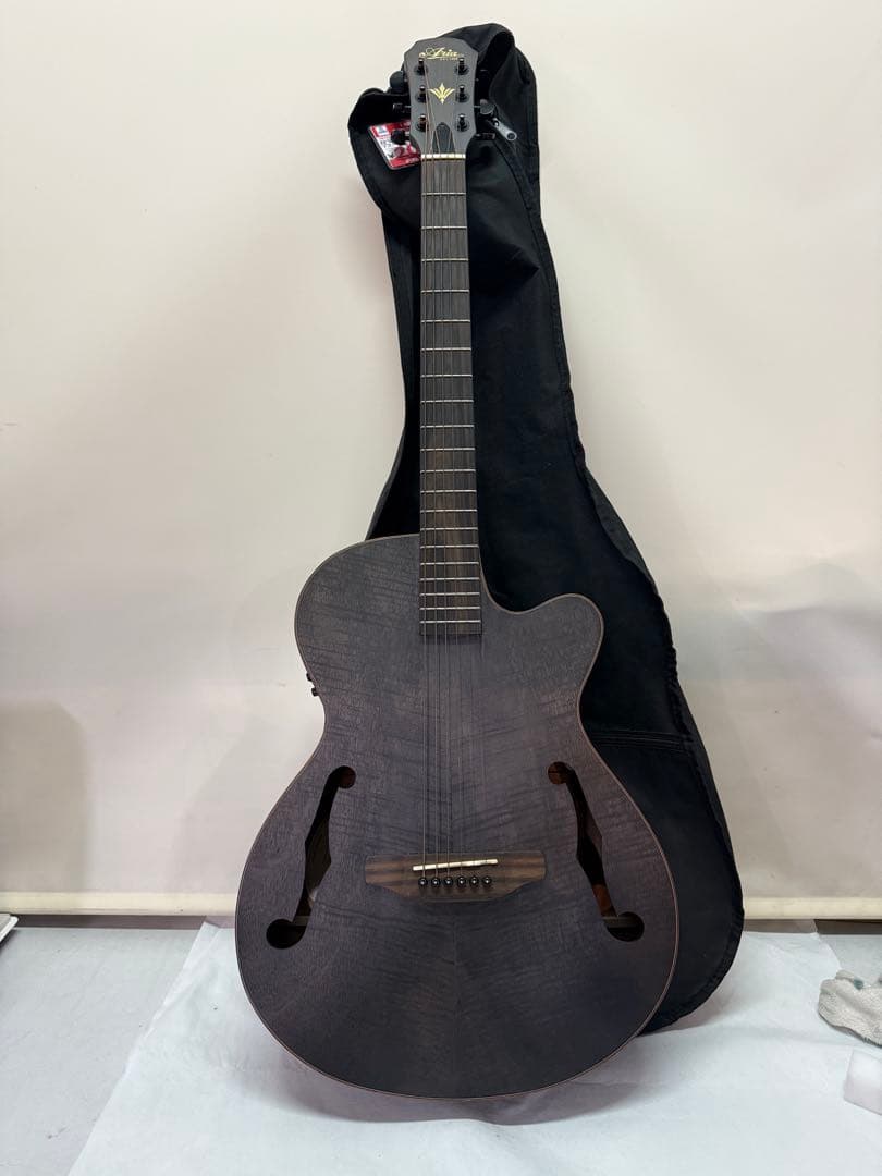 ARIA FET-F2 STBK エレアコ サテン・ブラック　ソフトカバー付き