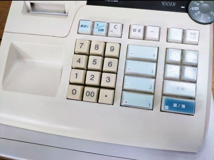 カシオレジスター　100ER　簡単便利特殊　送料込　464012