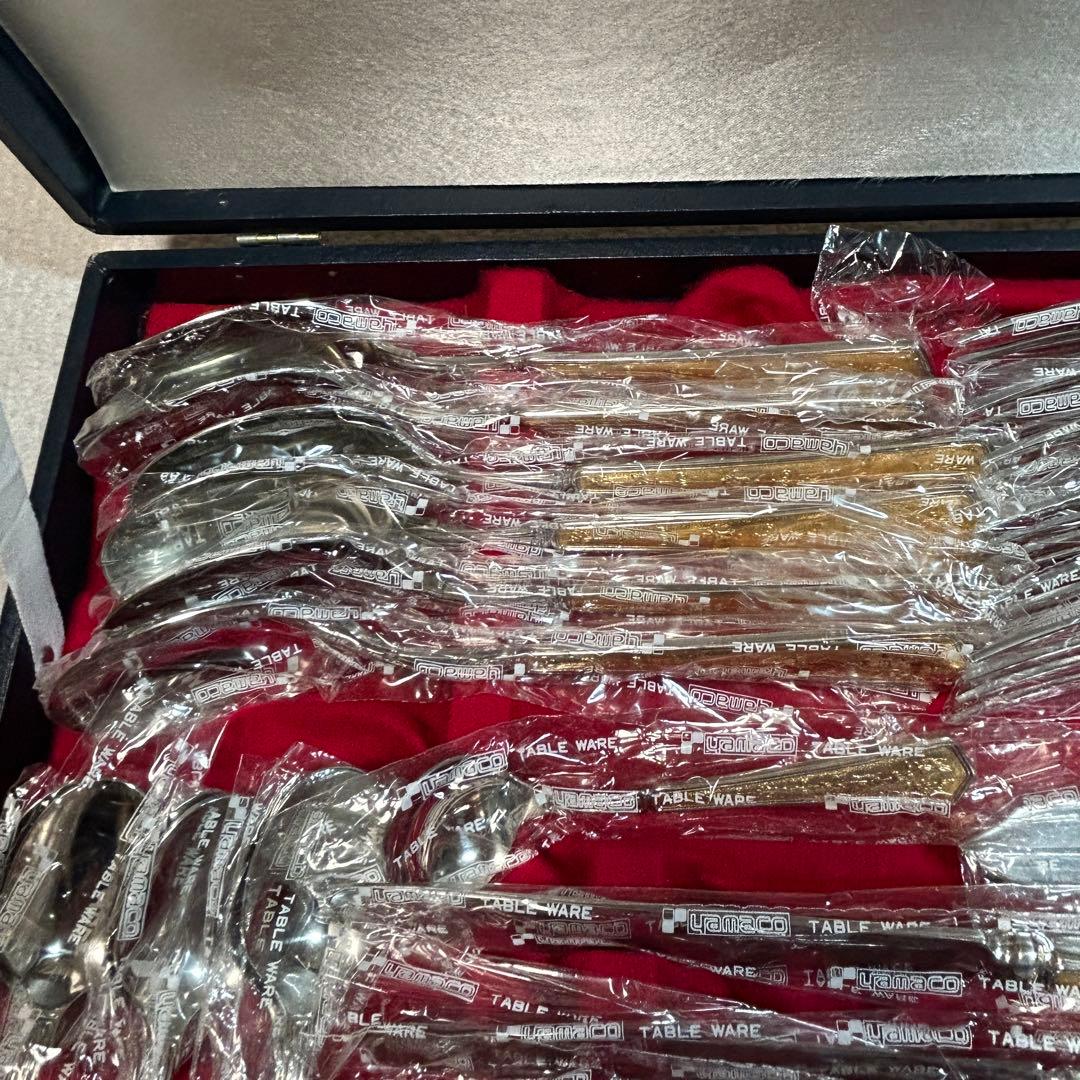 新品未使用品　ヤマコーカトラリーセット　7種類32本セット　18-8ステンレス