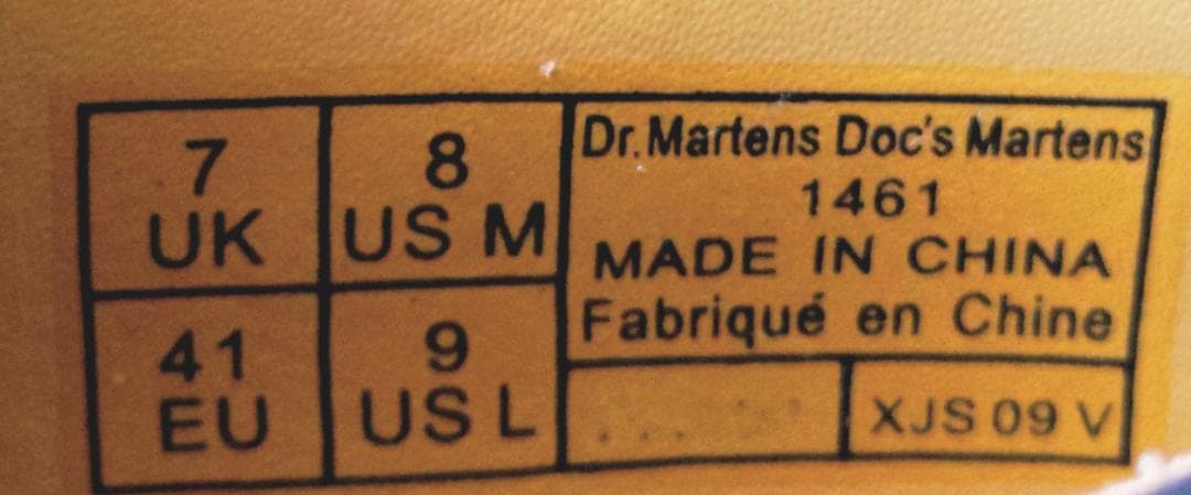 ☆美品☆　Dr. Martens 　スリーホール　黒レースアップ靴