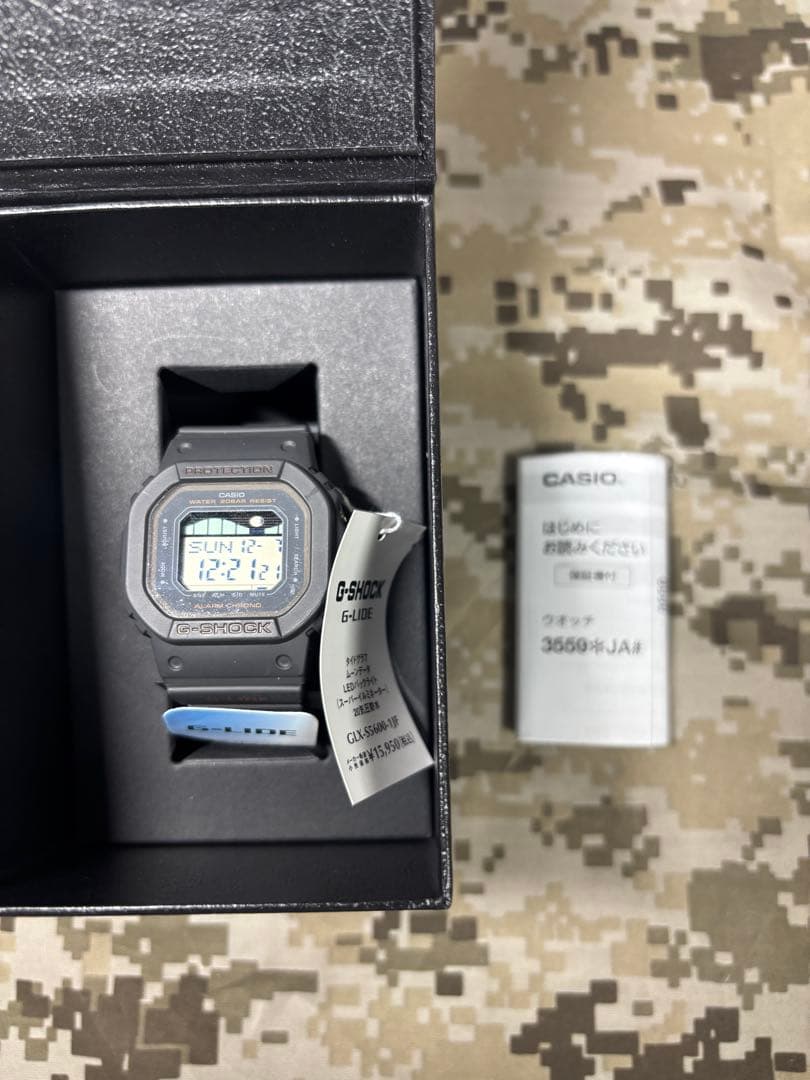 G-SHOCK G-5600 G-LIDE タイドグラフ　Gショック