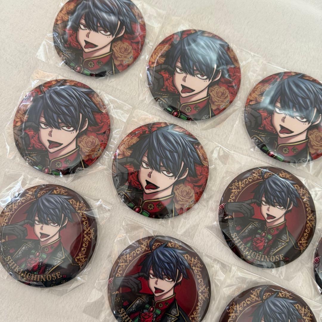 桃源暗鬼 一ノ瀬四季 BIGグリッター缶バッジ ファボテリア １４個