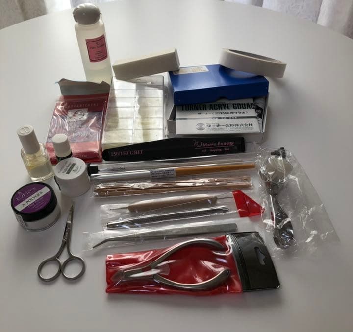 年末SALE❗️セルフネイル ネイリスト検定用品&テキストなどのセット