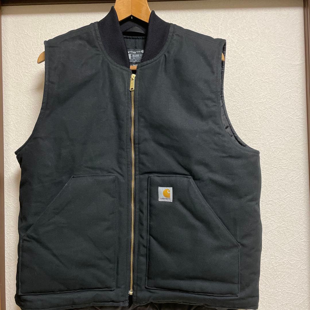 Carhartt V01 ダック ベスト ブラック　サイズ L