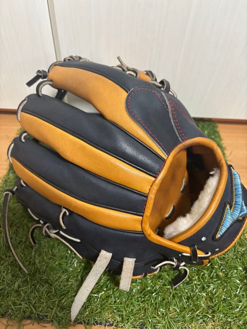 日本製　波賀ジャパン　坂本モデル　ミズノプロ ダイバーシティブルー　内野手