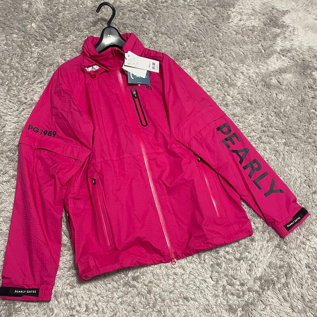 新品タグ付き　パーリーゲイツ AQUAX レインウェア 防水 ウィンドブレーカー