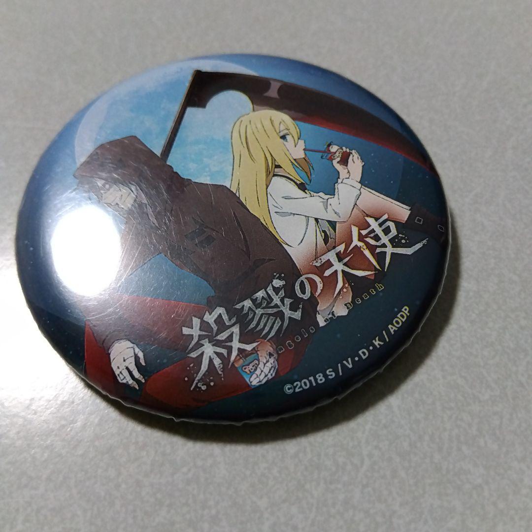 【殺戮の天使】ザック＆レイチェル きゃらドリ コラボカフェ本舗 缶バッジ