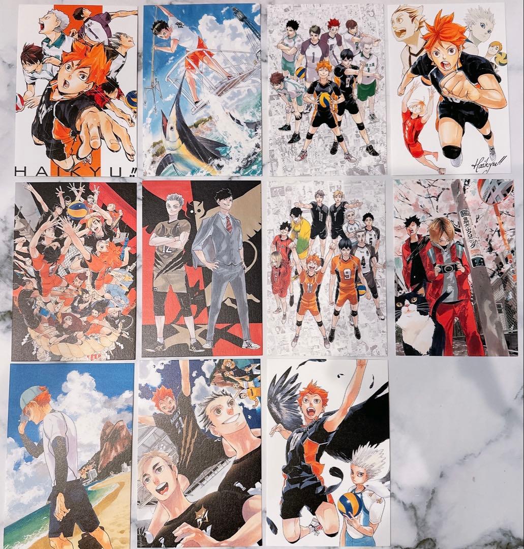 ハイキュー!!展 ポストカード 仙台会場 東京会場 描き下ろし 原作絵 古舘春一