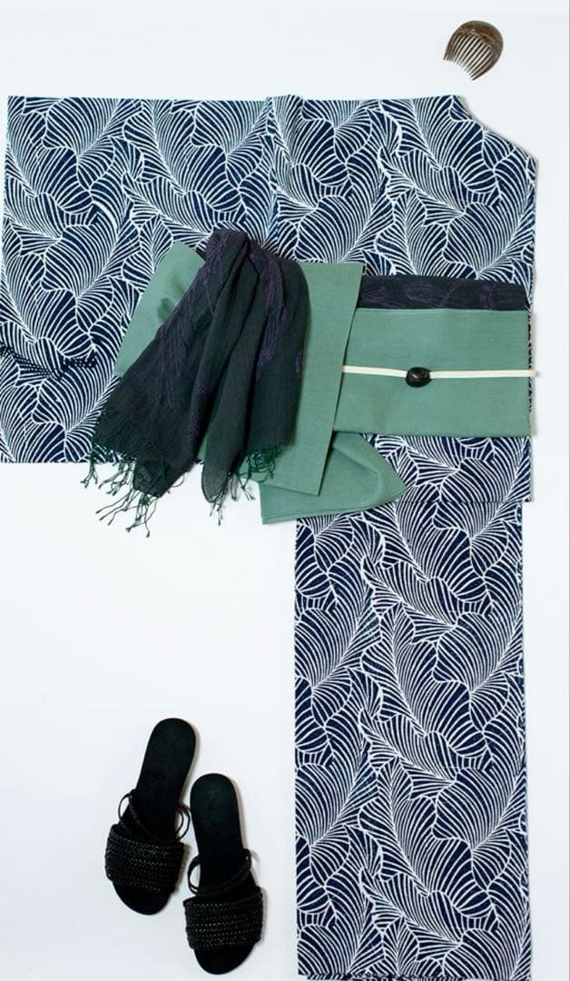 新品未使用　ババグーリ好きな方に　浴衣　反物　布地