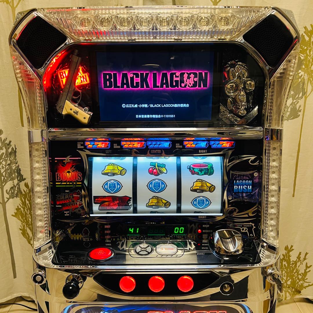 初代ブラックラグーン スロット実機 メダル不要機搭載