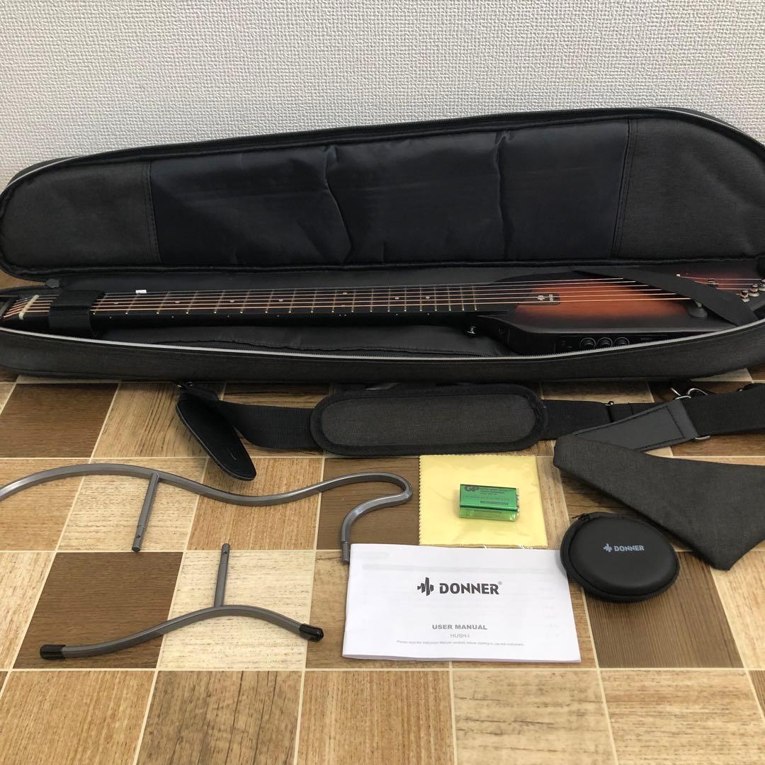 【美品】Donner HUSH-I ヘッドレス サイレントアコースティックギター